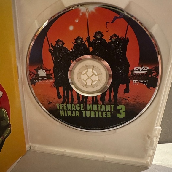 Teenage Mutant Ninja Turtles 3 Movie DVD 2002 RELEASE OF THE 1992 - Picture 3 of 4